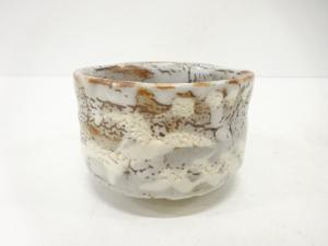 正山造　鼠志野　茶碗